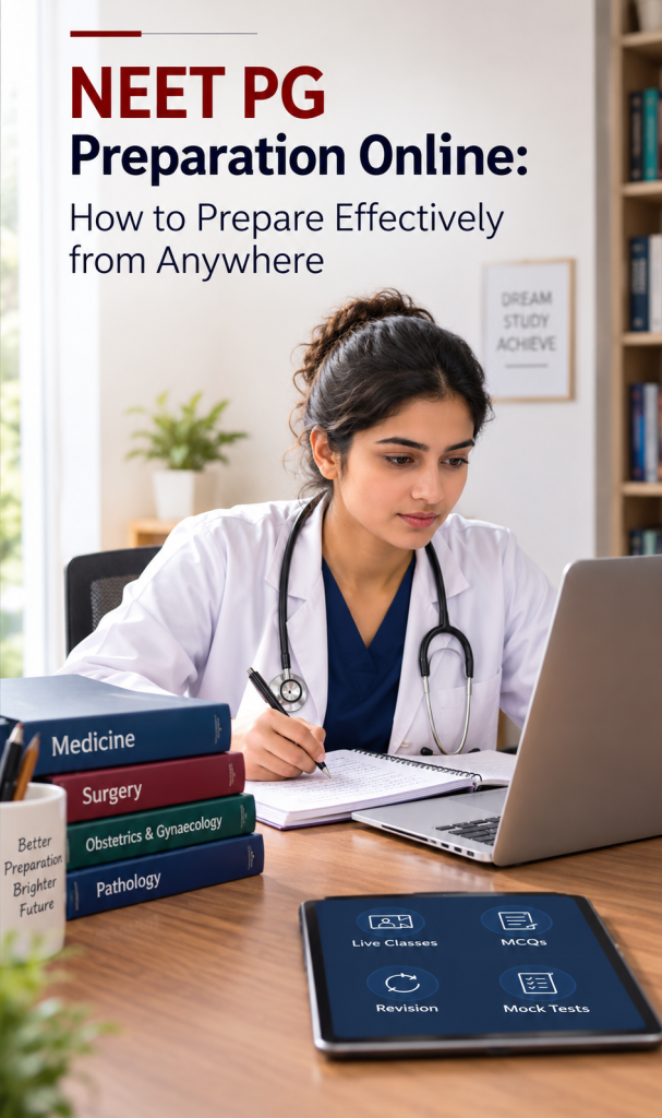 NEET PG Preparation Online: How to Prepare Effectively from Anywhere