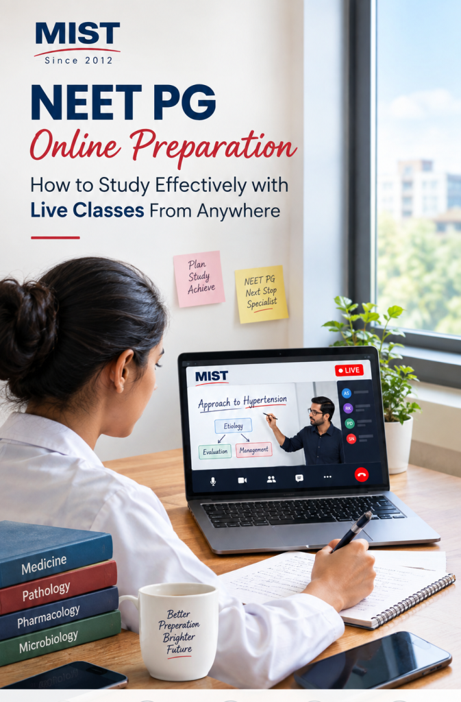 NEET PG Online Preparation: How to Study Effectively with Live Classes From Anywhere